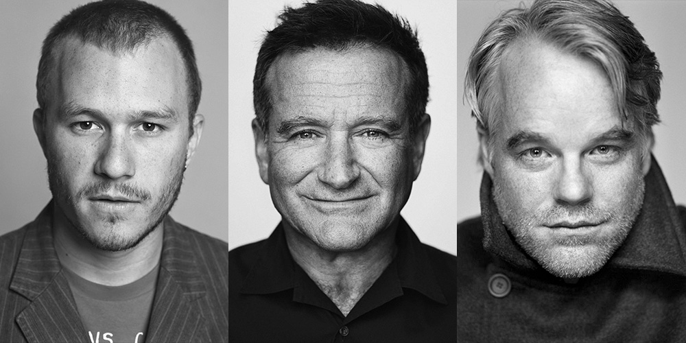 Heath Ledger, Philip Seymour Hoffman, Robin Williams